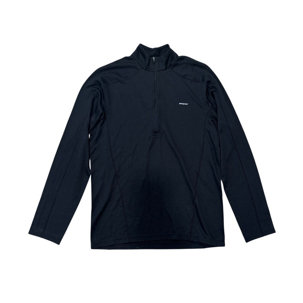 Patagonia Capilene 3 Pullover Polartec Midweight Half Zip Black Mens Medium